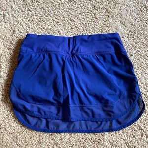 Blue tennis skirt lululemon
